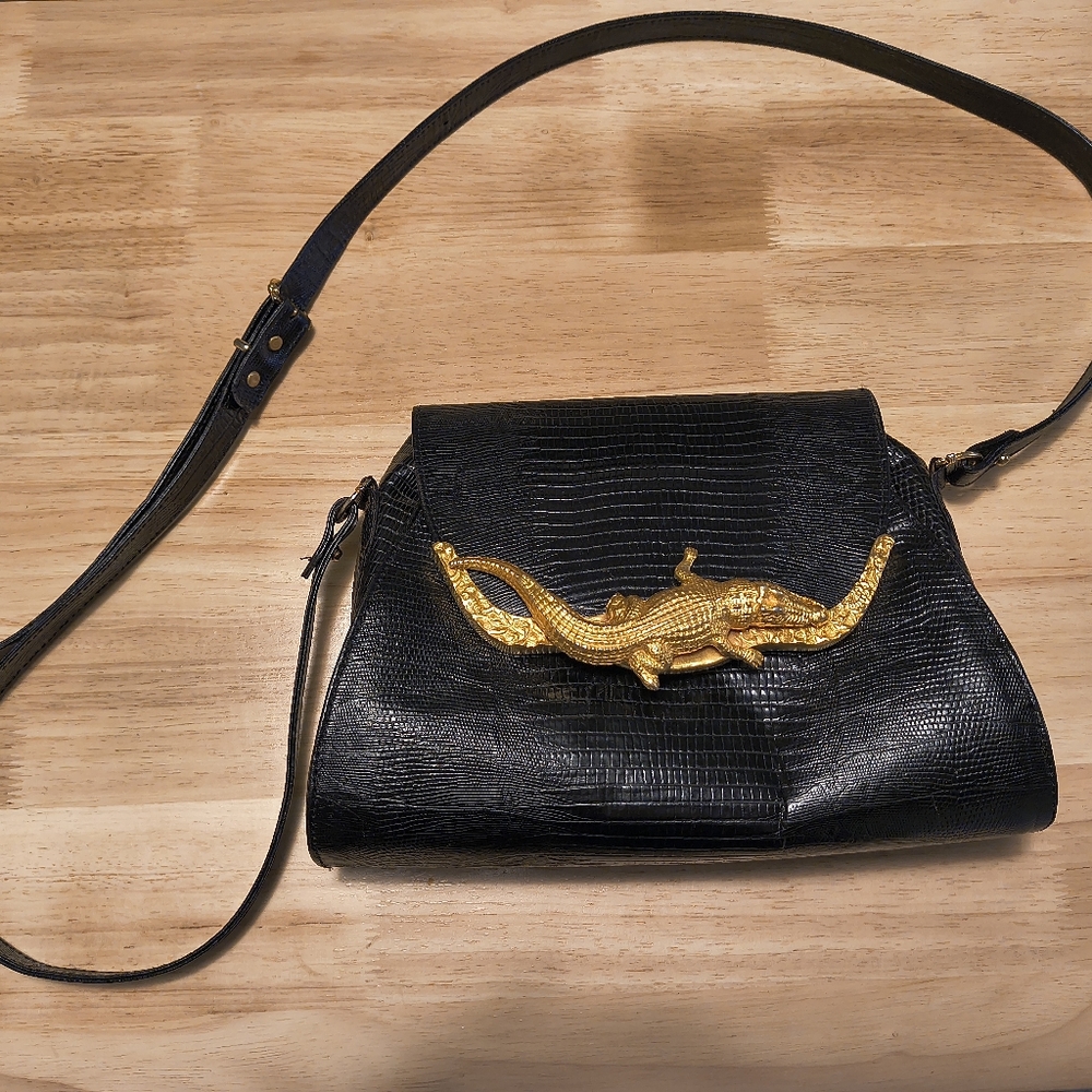 Glen Miller For Ann Turk Vintage Cross Body Alligator Purse